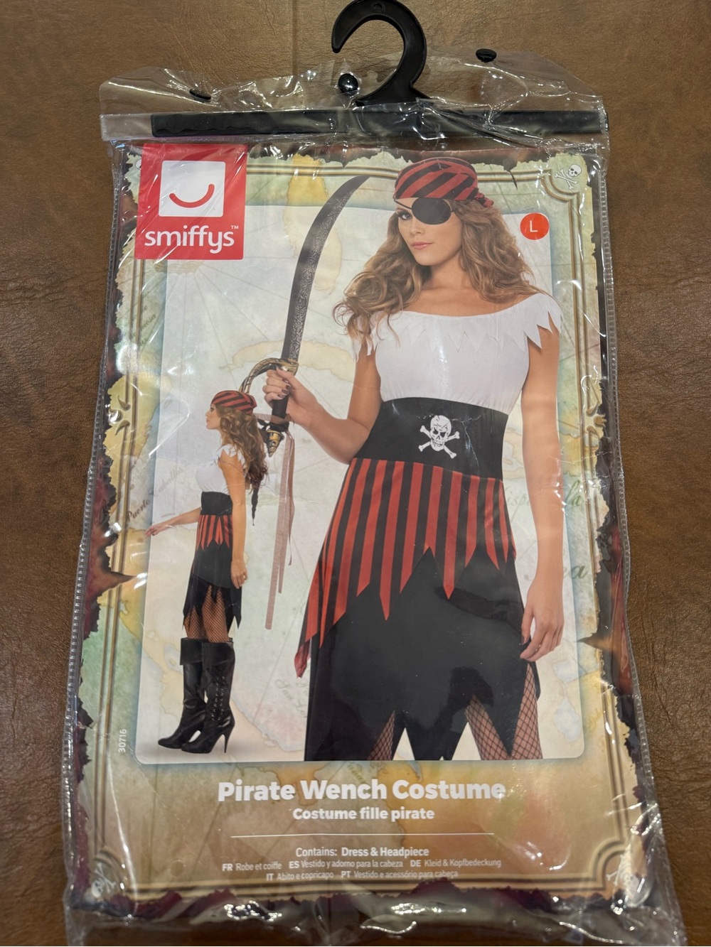 🏴☠️ Pirate Wench Halloween Costume Dress – Women’s Large